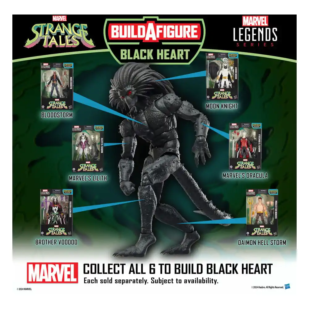 Figurină de acțiune Strange Tales Marvel Legends Bloodstorm (BAF: Blackheart) 15 cm poza produsului