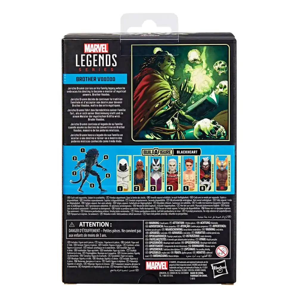 Figurină de acțiune Strange Tales Marvel Legends Brother Voodoo (BAF: Blackheart) 15 cm poza produsului