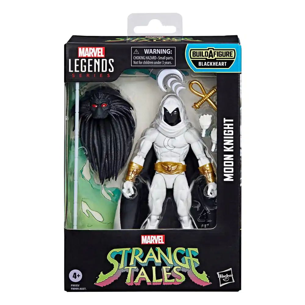 Figurină de acțiune Marvel Legends Strange Tales Moon Knight (BAF: Blackheart) 15 cm poza produsului