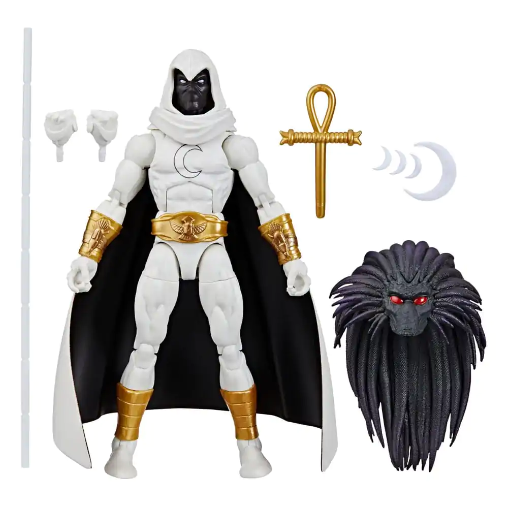 Figurină de acțiune Marvel Legends Strange Tales Moon Knight (BAF: Blackheart) 15 cm poza produsului