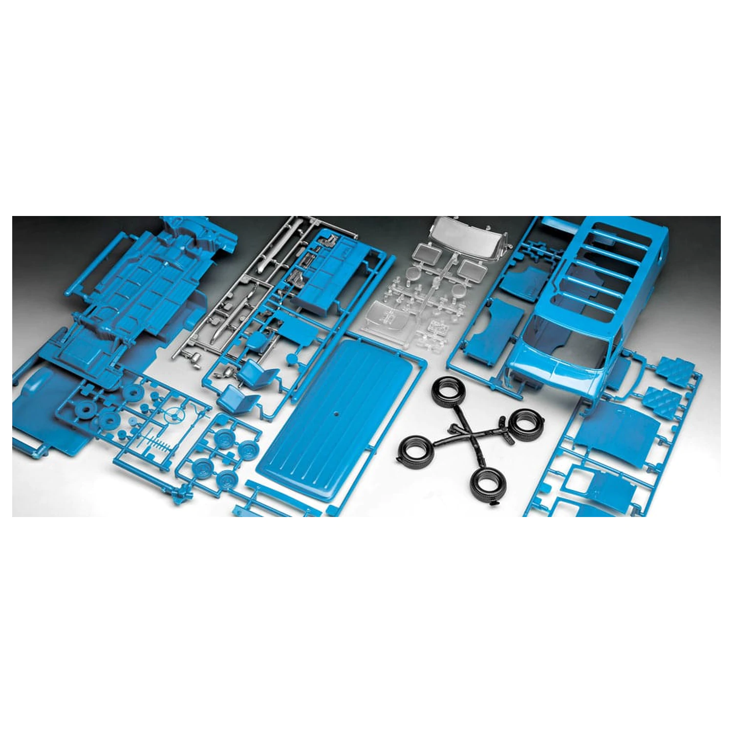 Stranger Things set de modelism 1/25 mașină (culoare aqua) 21 cm poza produsului