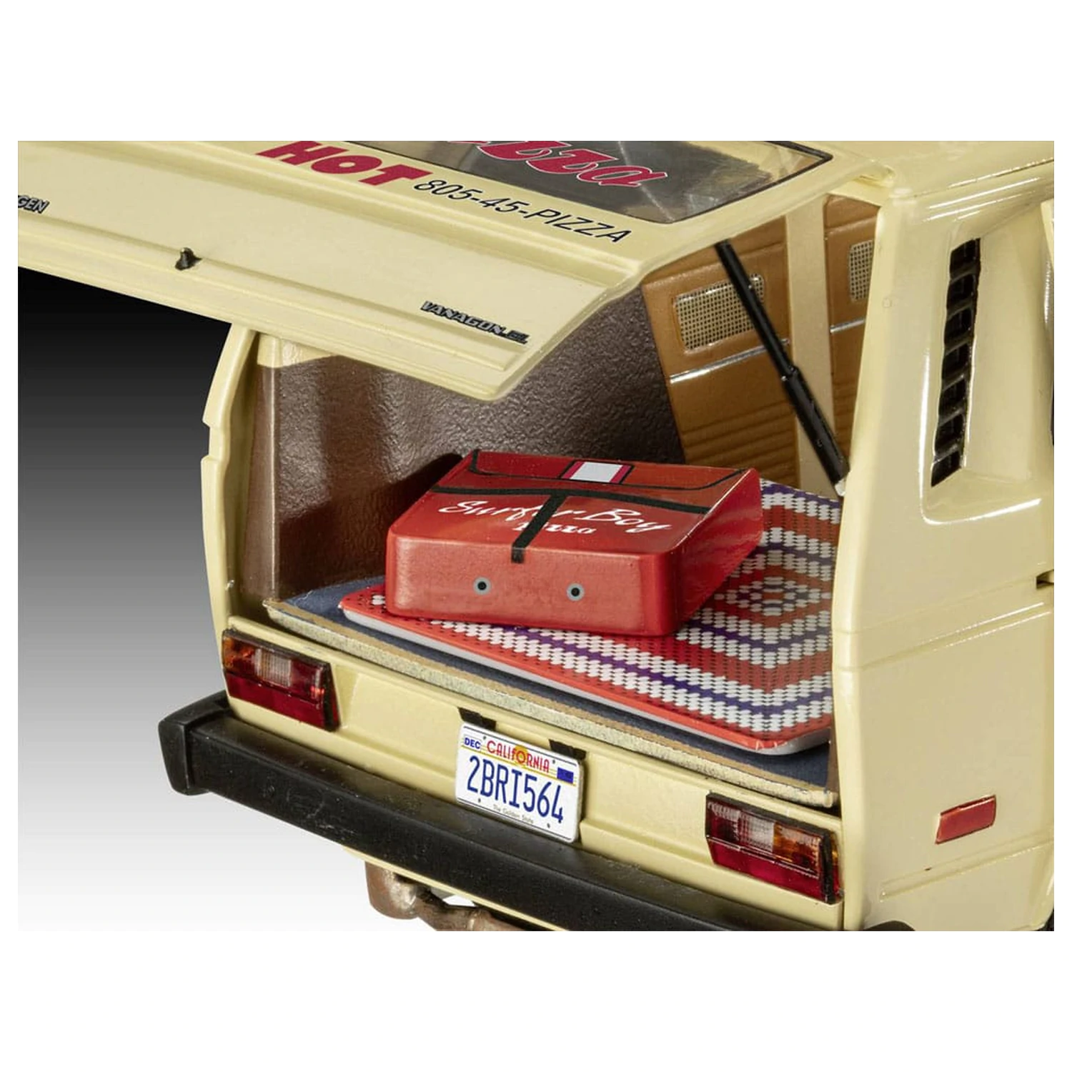 Stranger Things Set de model 1/25 VW T3 Bus Surfer Boy 19 cm poza produsului