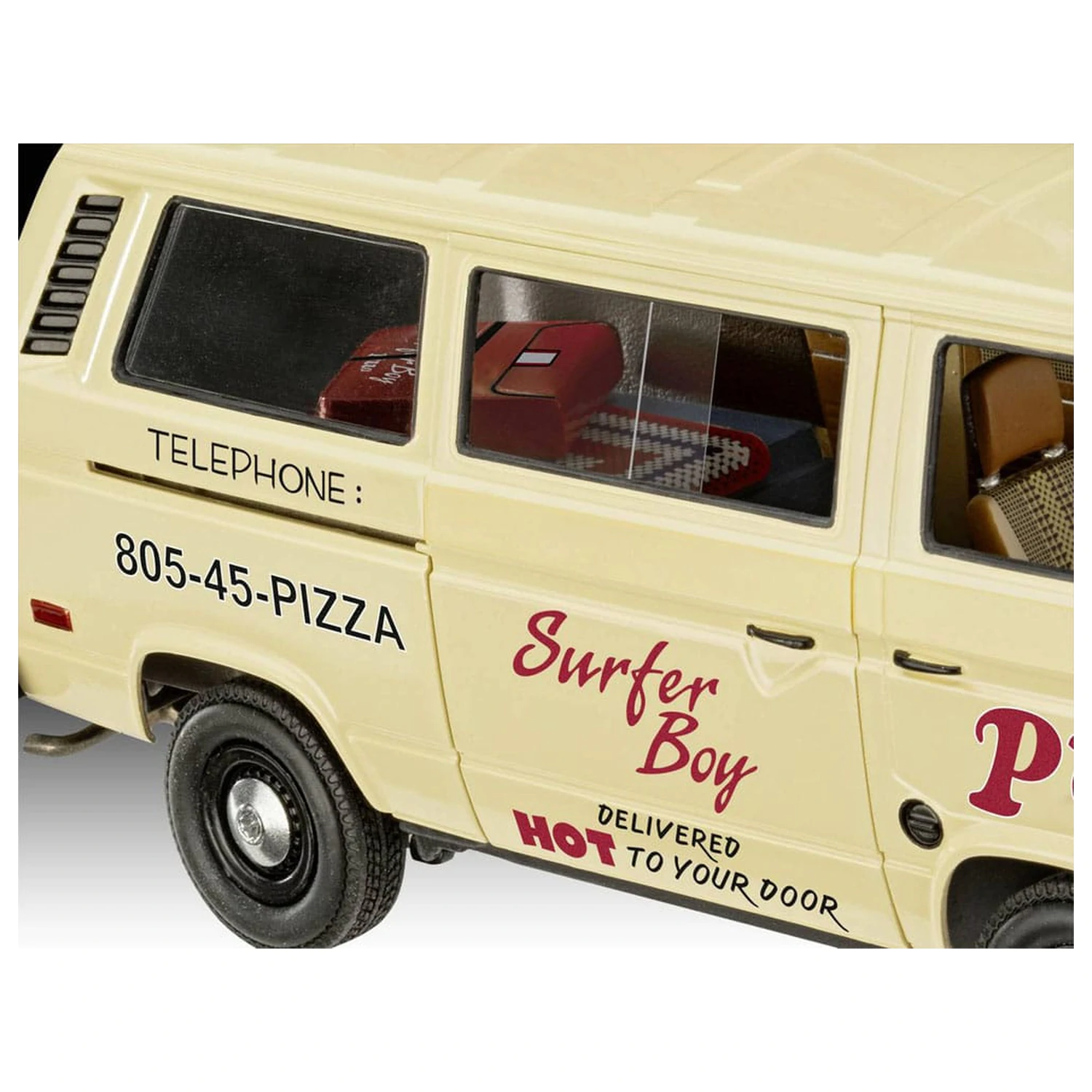 Stranger Things Set de model 1/25 VW T3 Bus Surfer Boy 19 cm poza produsului