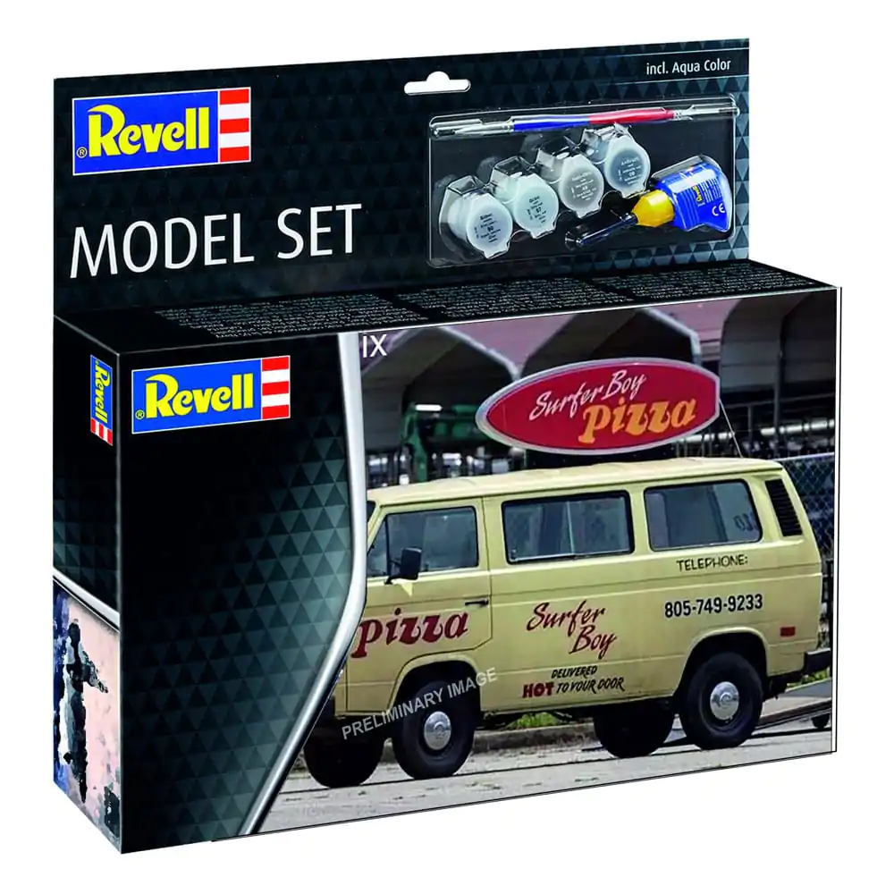 Stranger Things Set Kit Model 1/25 VW T3 Bus Surfer Boy 19 cm poza produsului