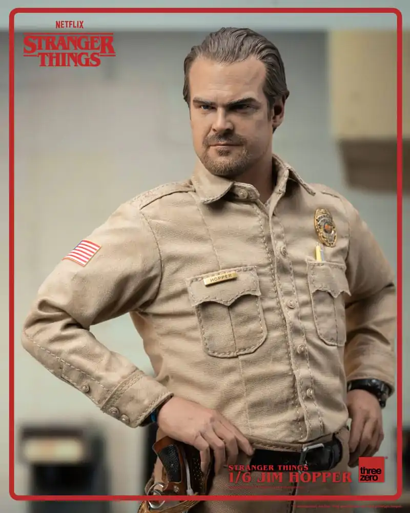Stranger Things Figurina de acțiune 1/6 Jim Hopper (Season 1) 32 cm poza produsului
