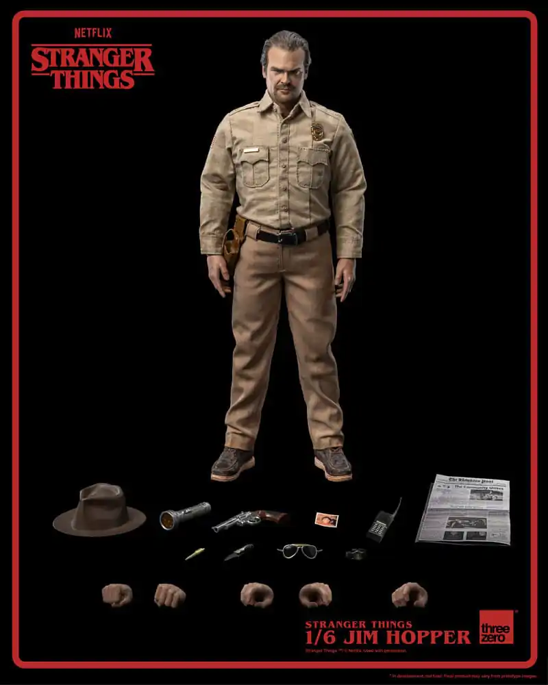 Stranger Things Figurina de acțiune 1/6 Jim Hopper (Season 1) 32 cm poza produsului