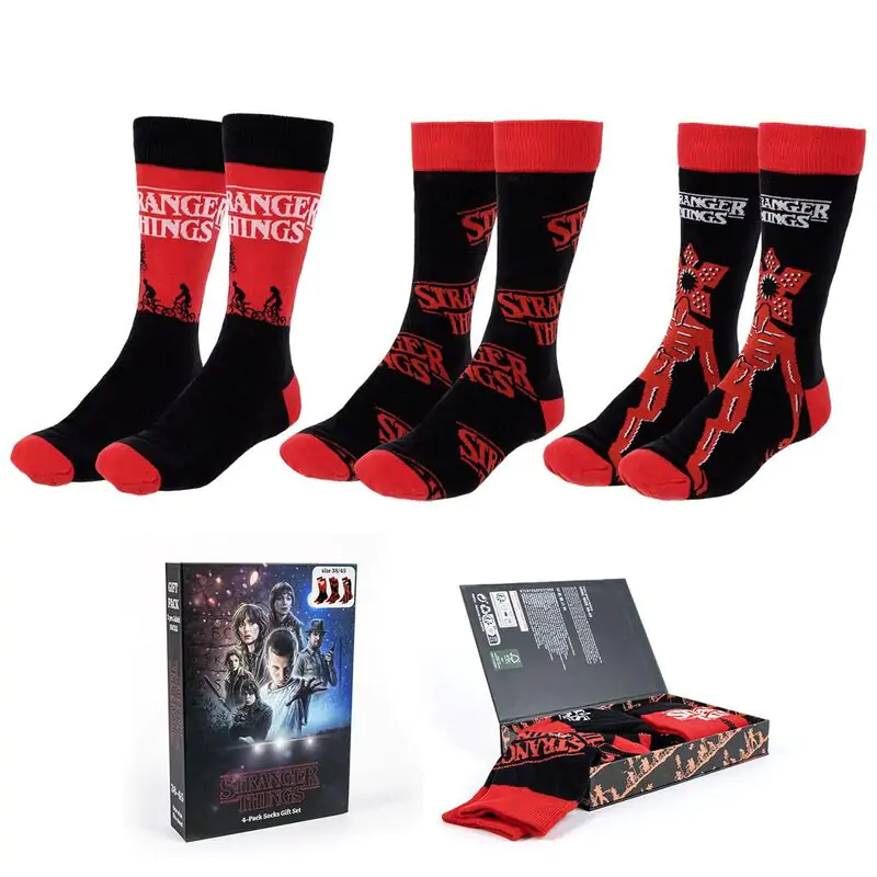 Stranger Things Șosete 3-Pack 38-45 poza produsului