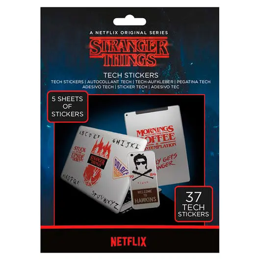 Stranger Things set 37 stickere tehnice poza produsului