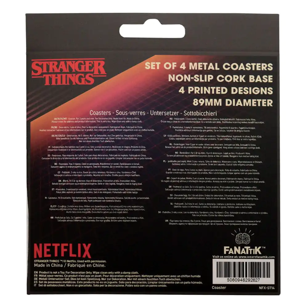 Stranger Things Set de suporturi pentru pahare 4 buc poza produsului