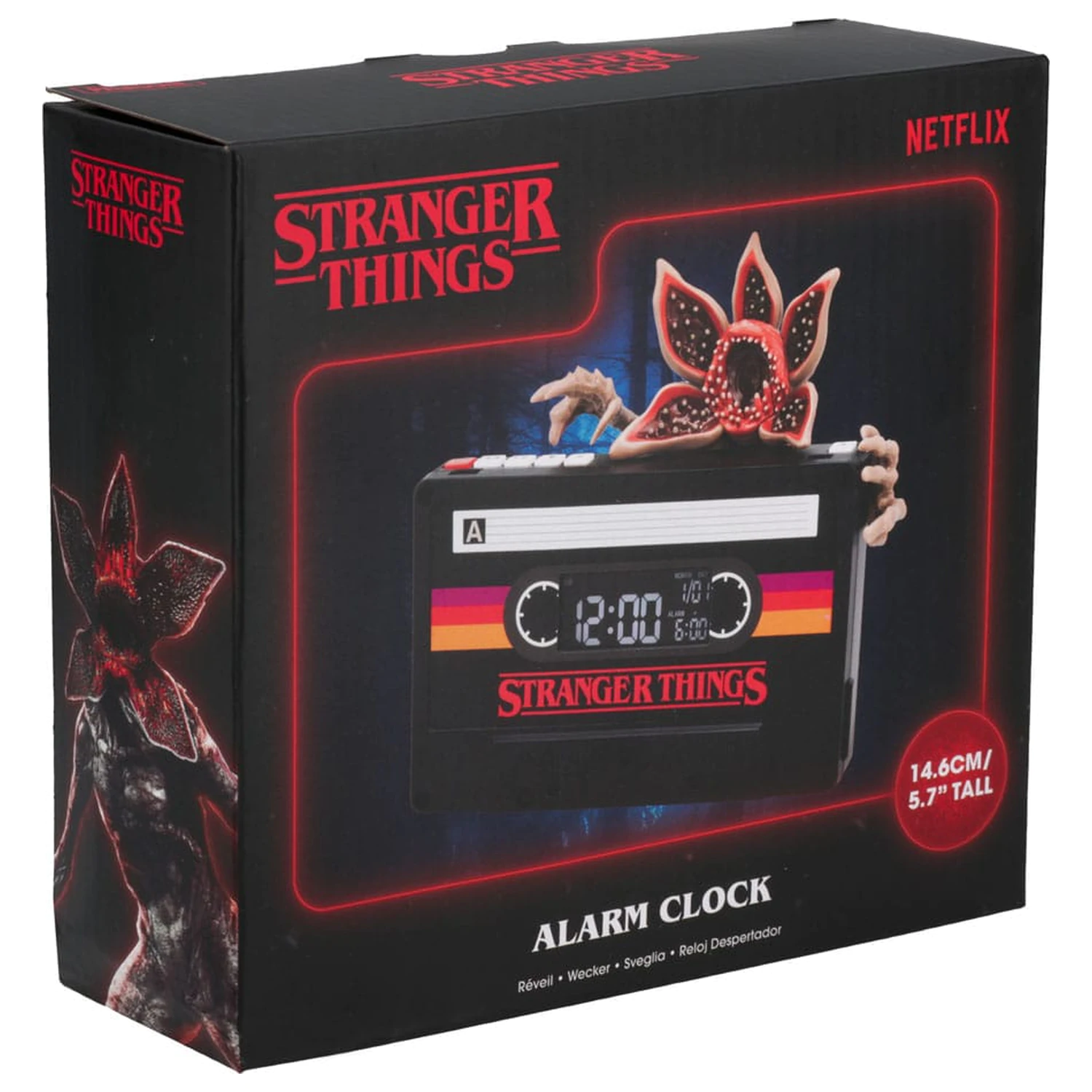 Stranger Things 5 Alarm Clock Demogorgon Cassette 15 cm Ceas cu alarmă poza produsului