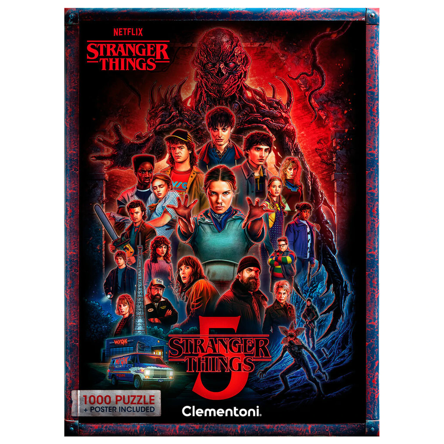 Stranger Things 5 puzzle 1000 piese poza produsului