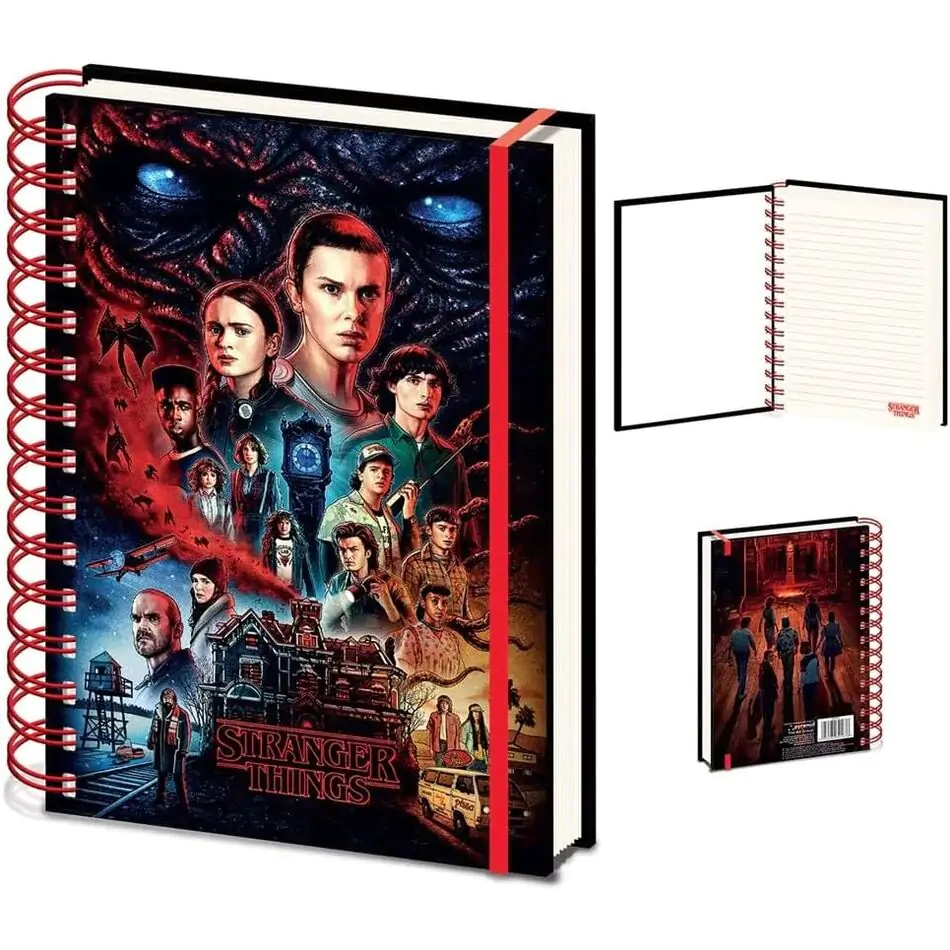 Stranger Things caiet A5 poza produsului