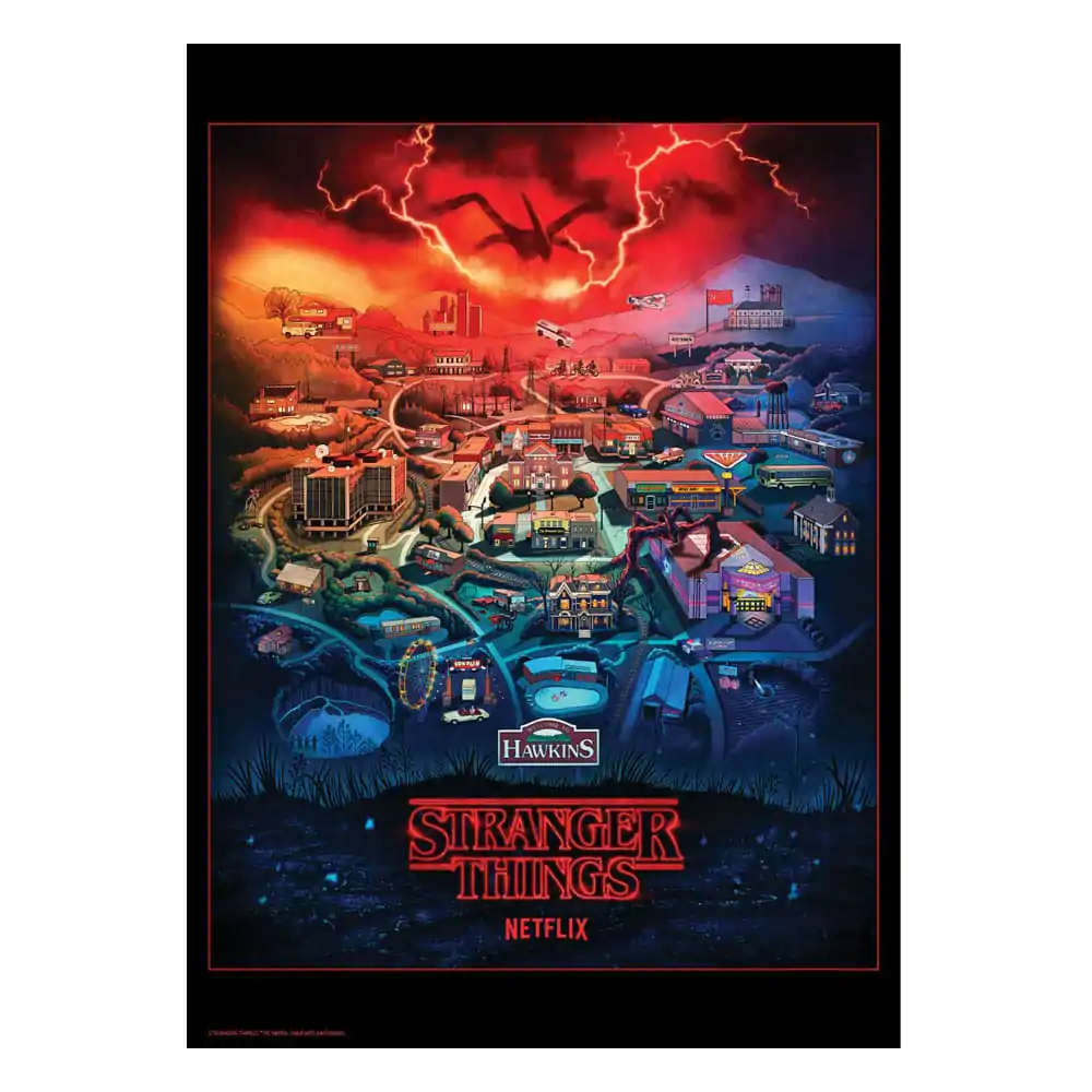 Stranger Things Art Print Ediție Limitată 42 x 30 cm poza produsului