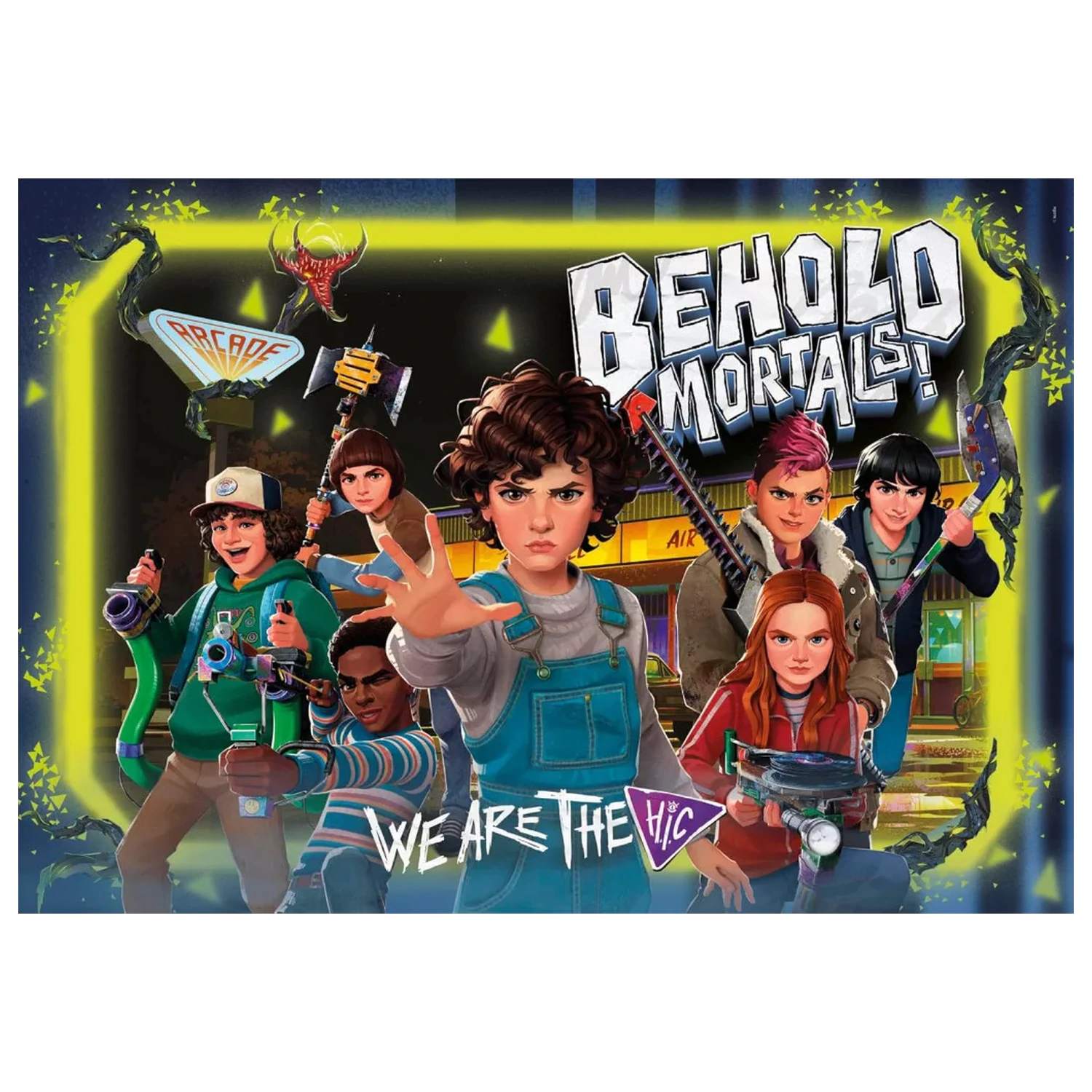 Stranger Things Behold Mortals puzzle cu 180 de piese poza produsului