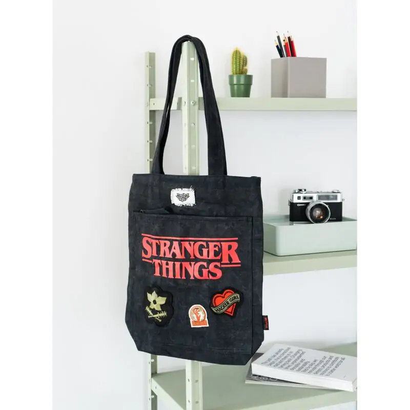 Stranger Things sac de cumpărături premium poza produsului