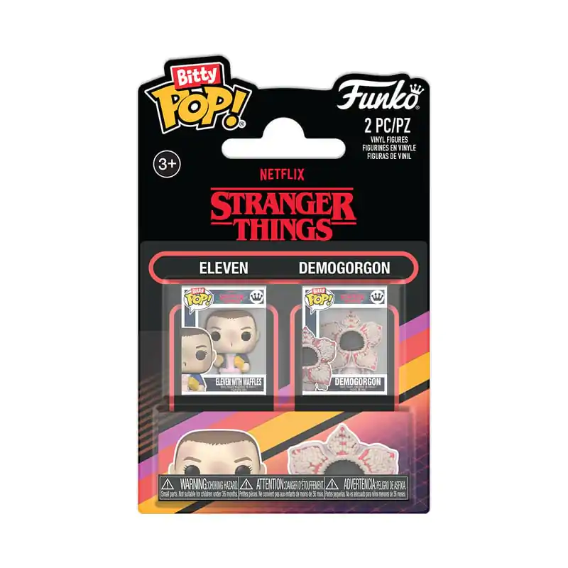 Stranger Things Bitty Funko POP! Figurina de vinil pachet de 2 bucati Eleven&Demogorgon poza produsului