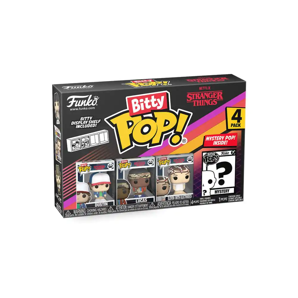 Stranger Things Bitty Funko POP! Figurina de Vinil 4-Pack Dustin 2,5 cm poza produsului