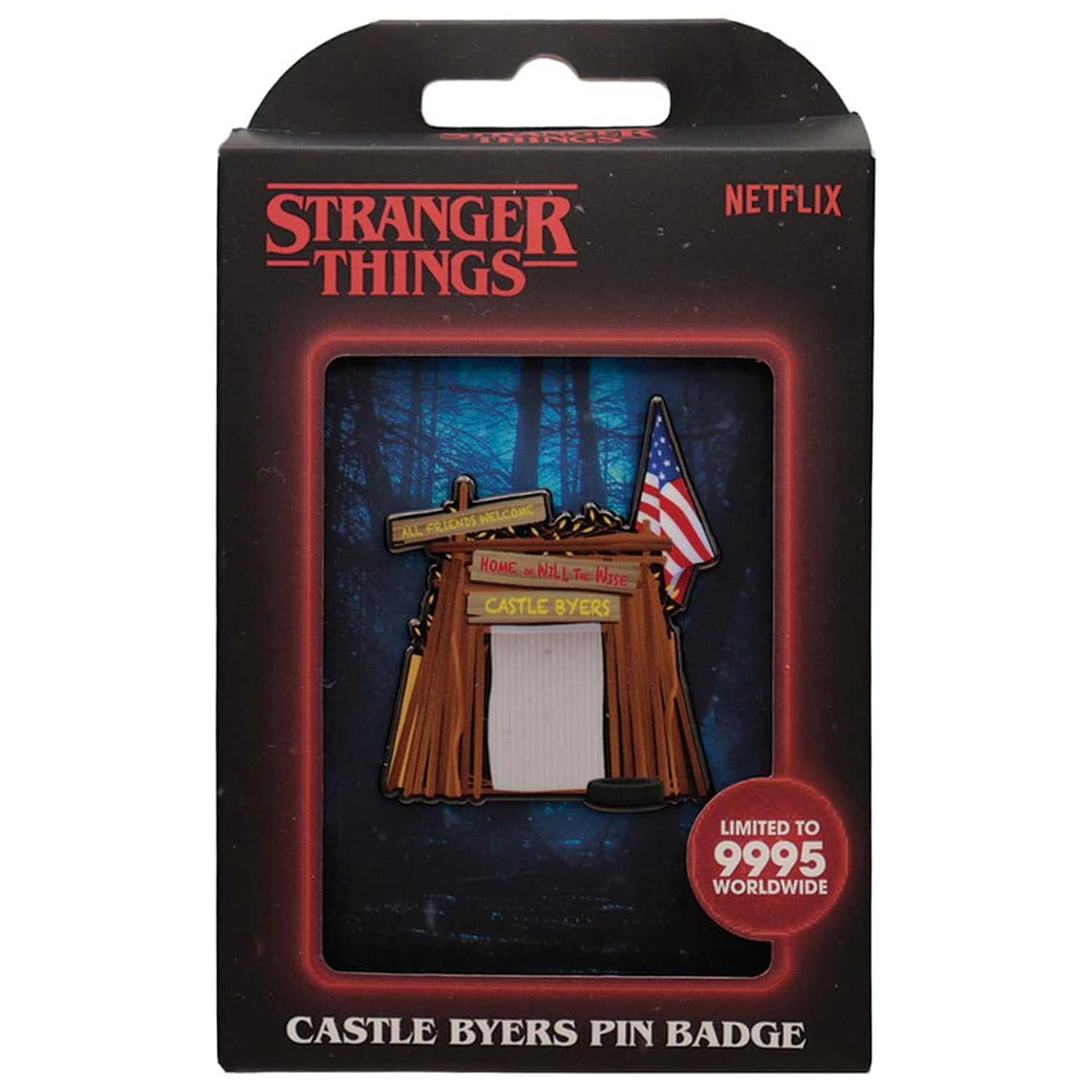 Stranger Things Pin Badge Castle Byers Ediție Limitată poza produsului