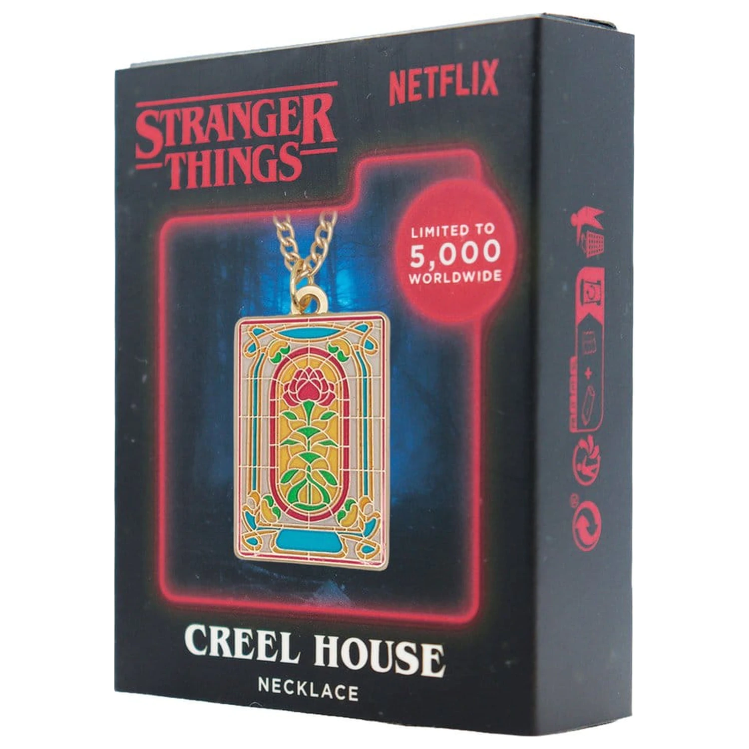 Stranger Things colier Creel House Window Limited Edition 3 x 2 cm poza produsului