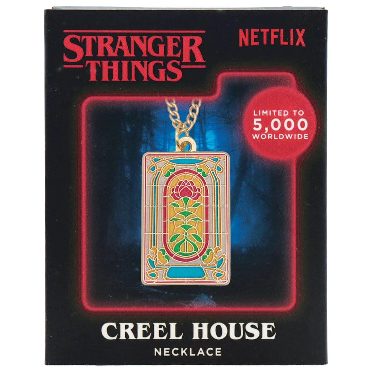 Stranger Things colier Creel House Window Limited Edition 3 x 2 cm poza produsului