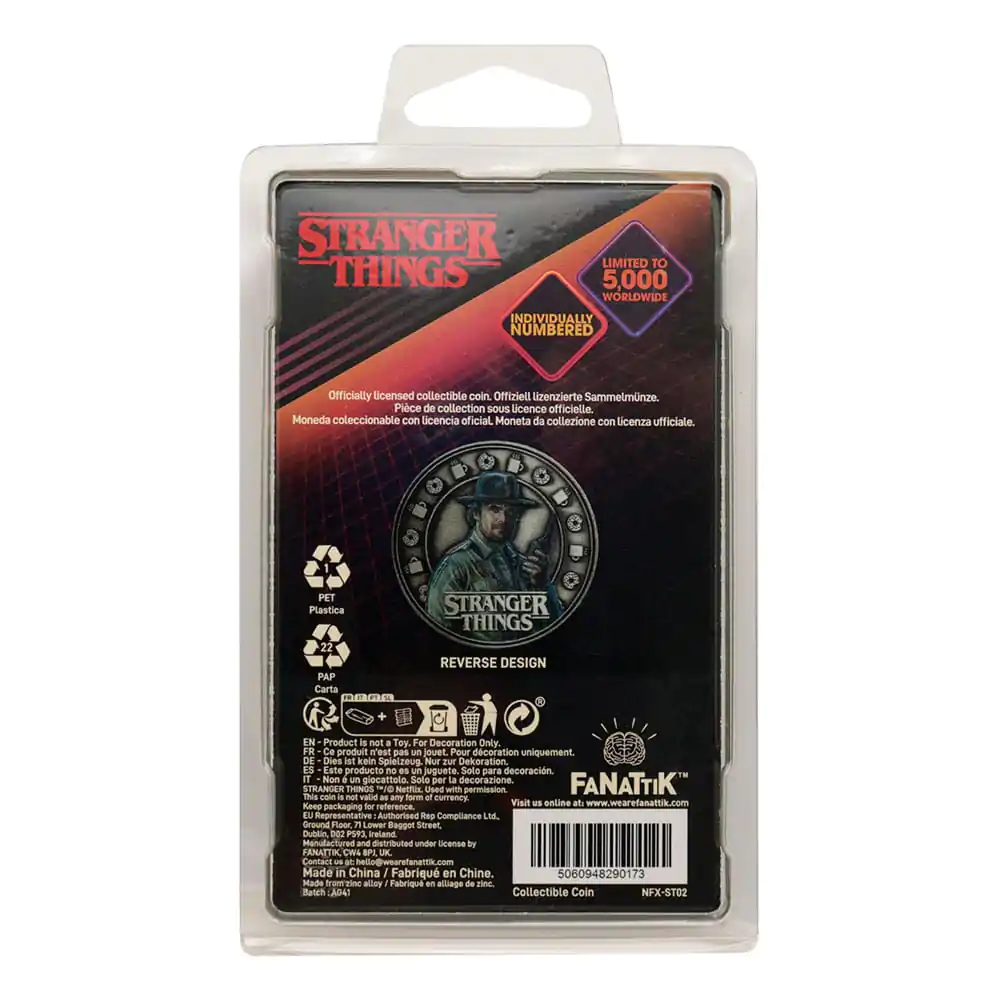 Monedă colecționabilă Stranger Things Eleven & Hopper 4 cm poza produsului