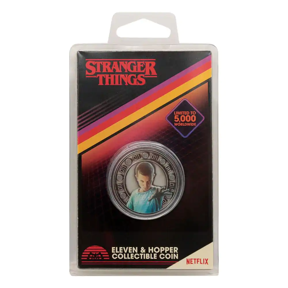 Monedă colecționabilă Stranger Things Eleven & Hopper 4 cm poza produsului