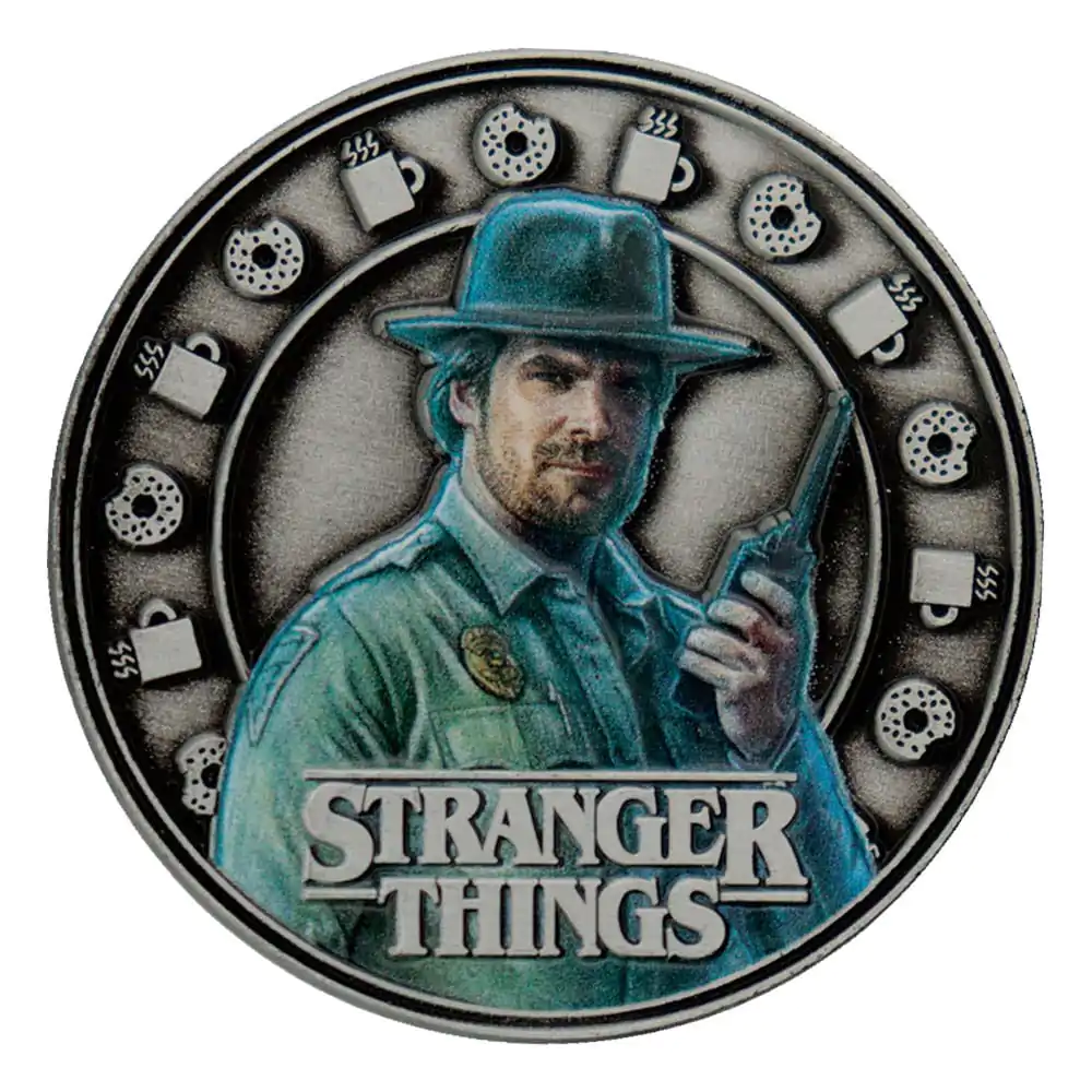 Monedă colecționabilă Stranger Things Eleven & Hopper 4 cm poza produsului