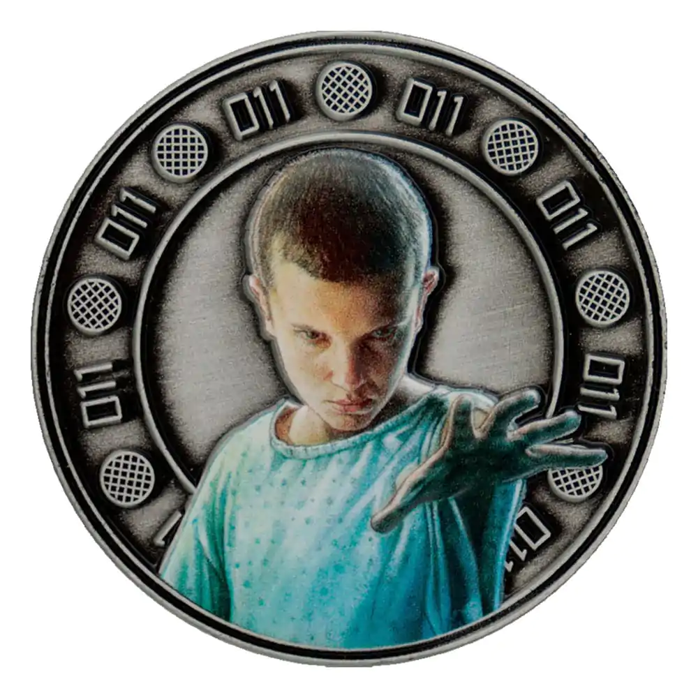 Monedă colecționabilă Stranger Things Eleven & Hopper 4 cm poza produsului