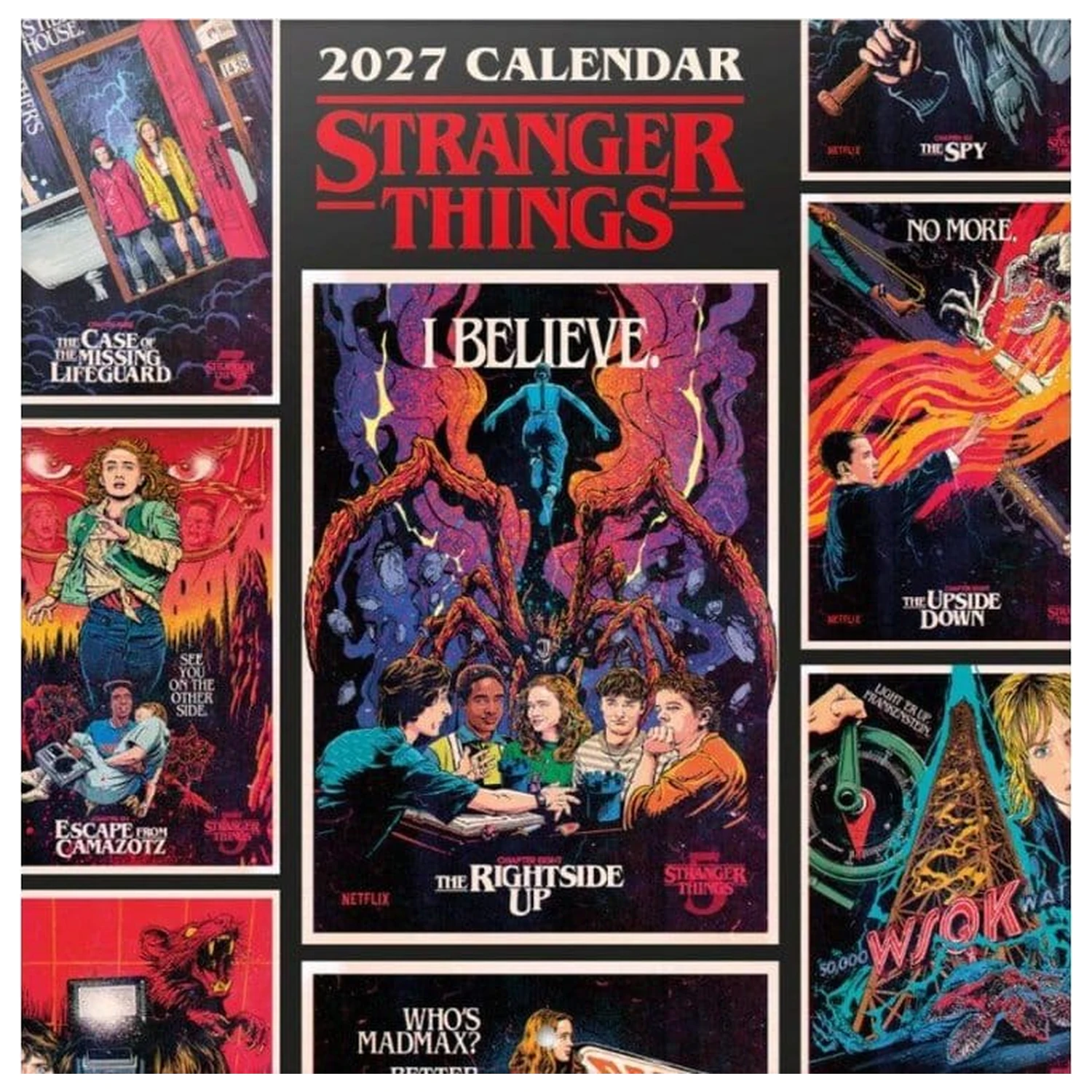 Stranger Things Calendar de perete 2027 30 x 30 cm poza produsului