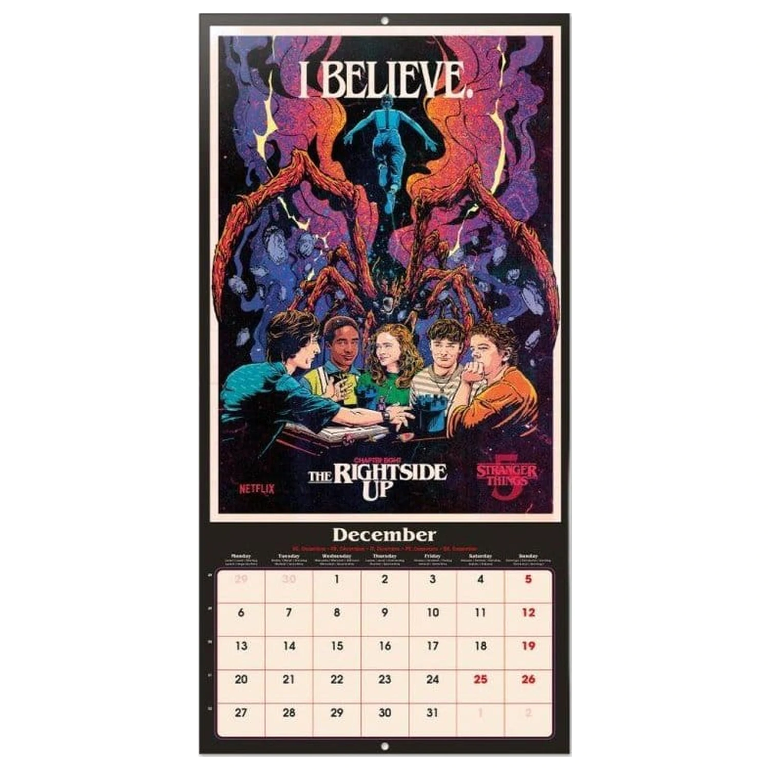 Stranger Things Calendar de perete 2027 30 x 30 cm poza produsului