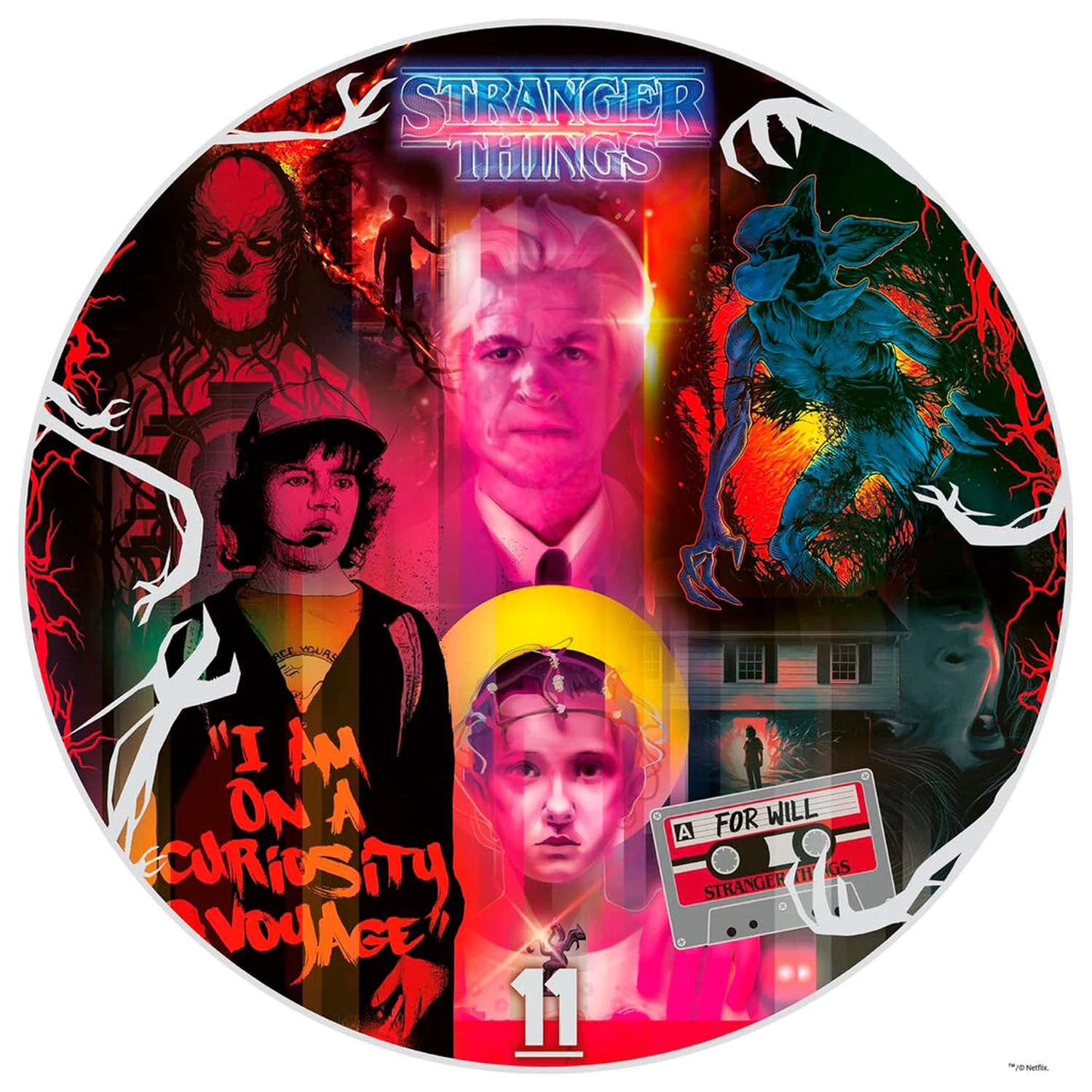 Stranger Things Puzzle rotund Friends Don't Lie (500 piese) poza produsului