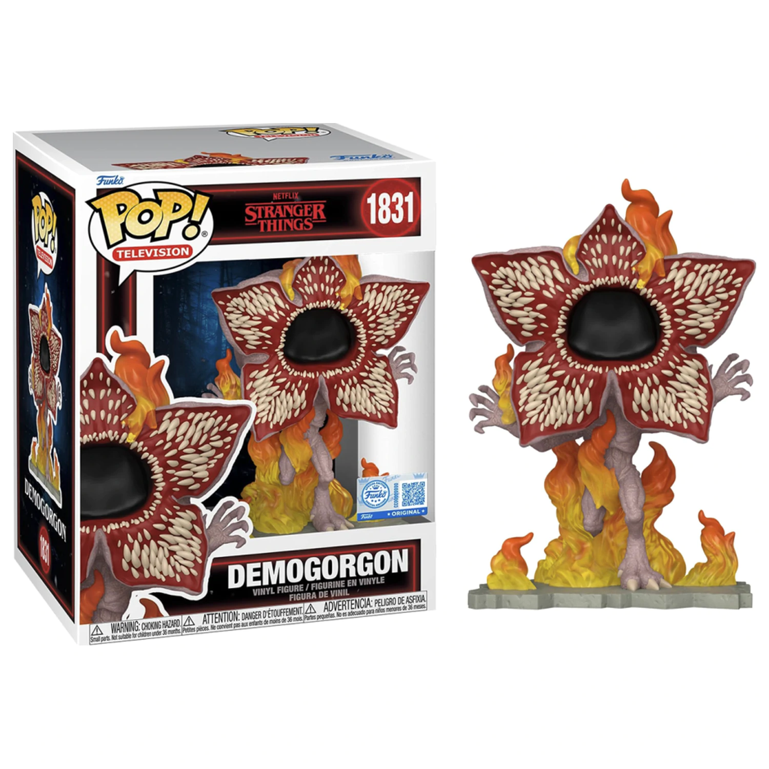 Figura Funko POP Stranger Things Demogorgon (On Fire) poza produsului
