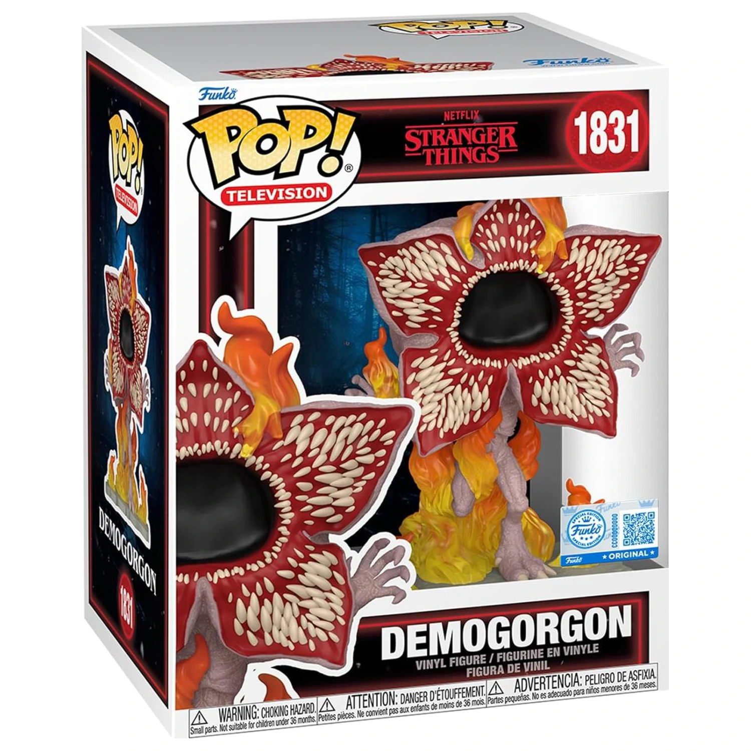 Figura Funko POP Stranger Things Demogorgon (On Fire) poza produsului