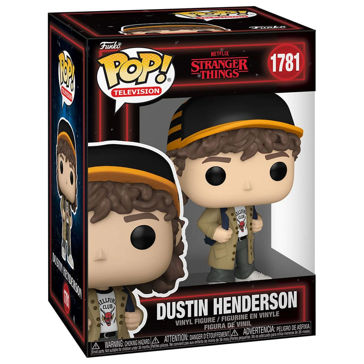 Stranger Things Funko POP! Television Figurine de Vinil Dustin Henderson 9 cm [AMBALAJ DETERIORAT] poza produsului