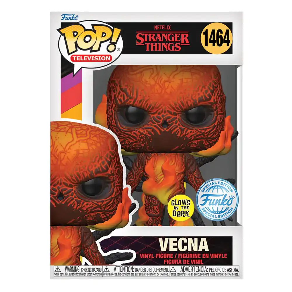 Stranger Things Funko POP! Figurina din vinil pentru televiziune Vecna (GITD) Ediție Specială 9 cm poza produsului