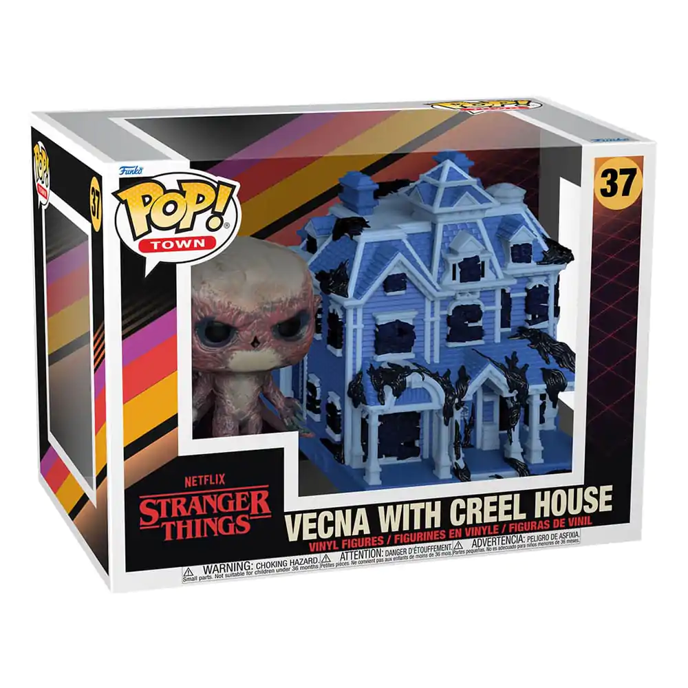 Stranger Things POP! Town Figurina de Vinil Vecna cu Creel House 9 cm poza produsului