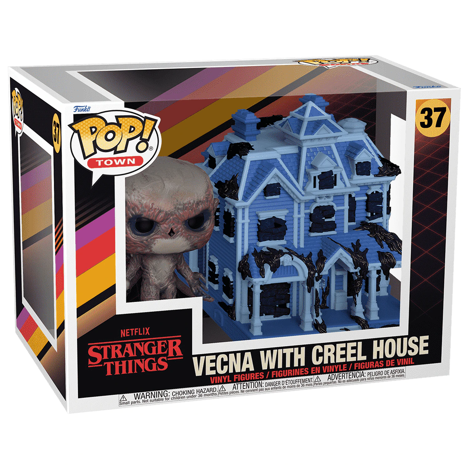 Stranger Things POP! Town Figurina de Vinil Vecna cu Creel House 9 cm poza produsului