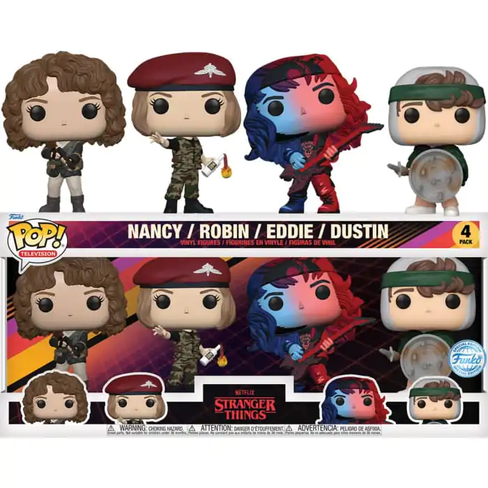 Stranger Things Funko POP! TV Figurina Vinyl 4-Pack S4 (EMEA) 9 cm poza produsului