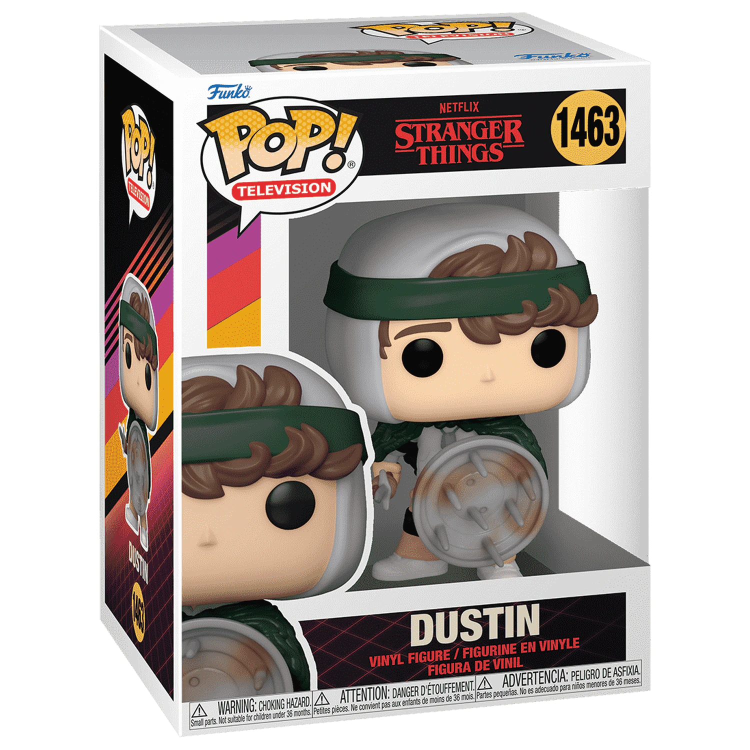 Stranger Things POP! Figurina TV din vinil Hunter Dustin cu scut 9 cm poza produsului