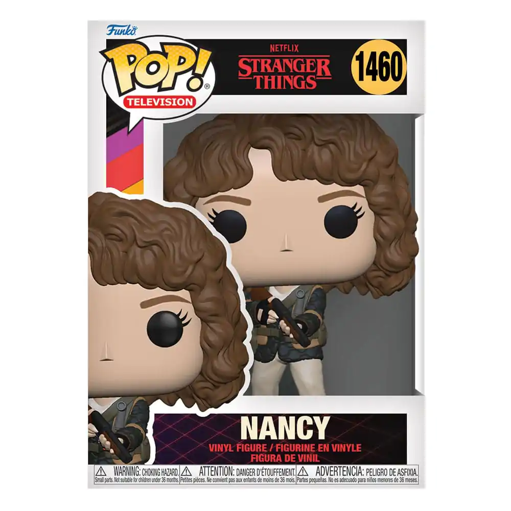 Stranger Things POP! TV Figurină Vinyl Vânător Nancy cu Pușcă 9 cm poza produsului