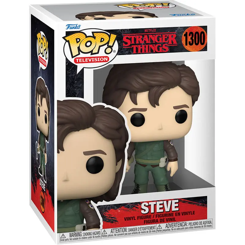 Stranger Things POP! TV Figurina Vinil Vânător Steve 9 cm poza produsului