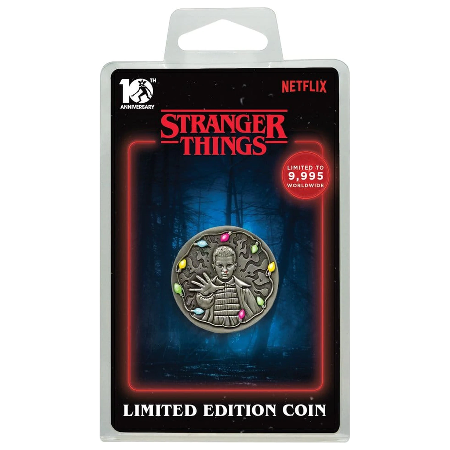 Stranger Things Monedă de colecție 10th Anniversary Eleven Ediție Limitată poza produsului