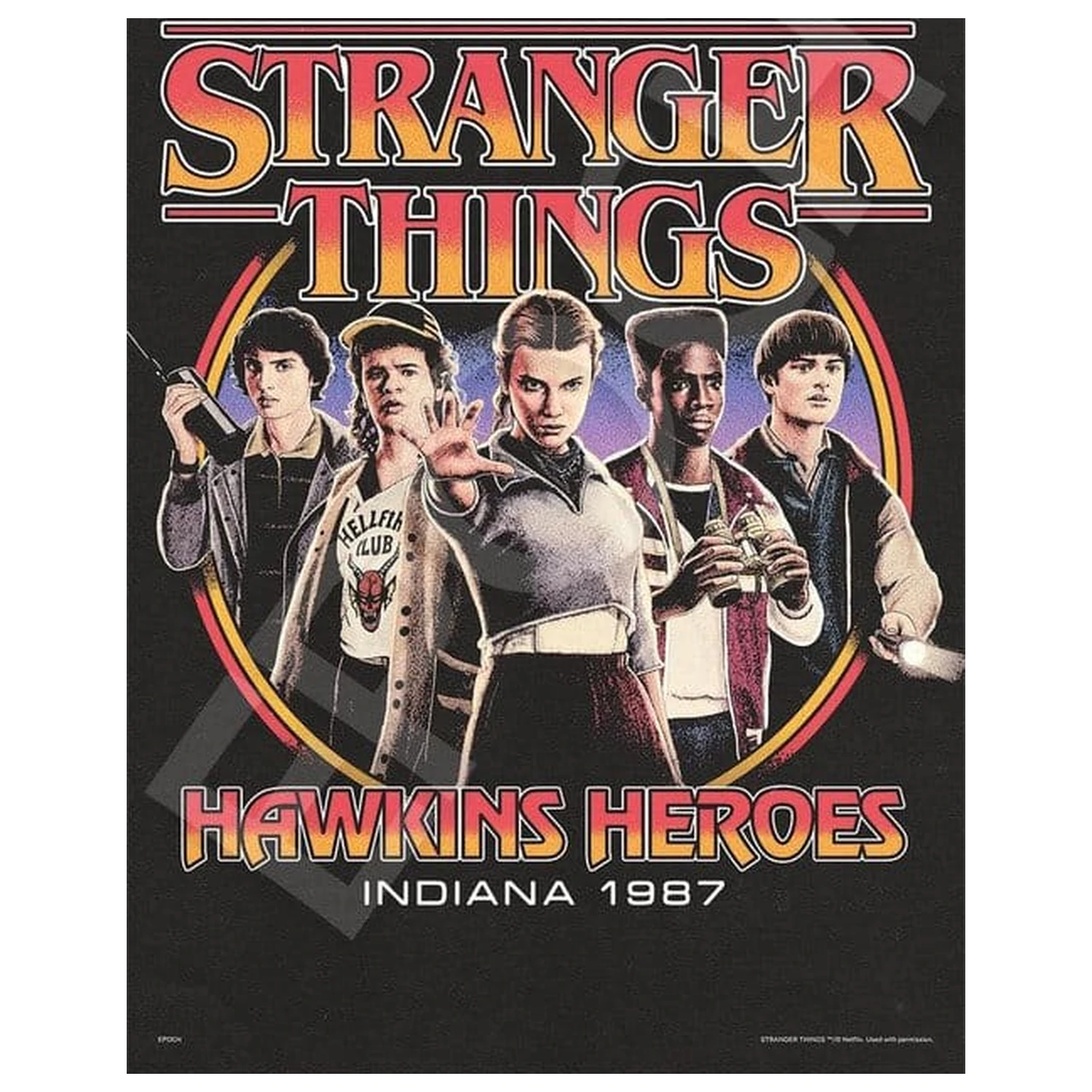 Stranger Things puzzle de 1000 de piese Hawkins Heroes poza produsului