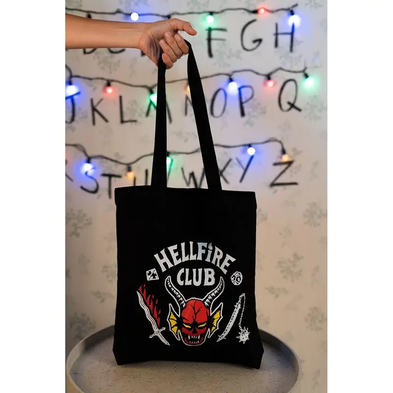 Stranger Things Hellfire Club sac de cumpărături poza produsului