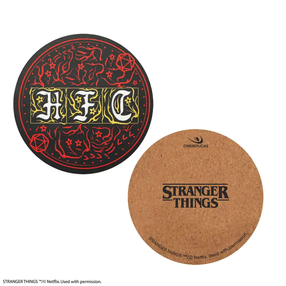 Stranger Things Coaster set de 4 Hellfire Club poza produsului