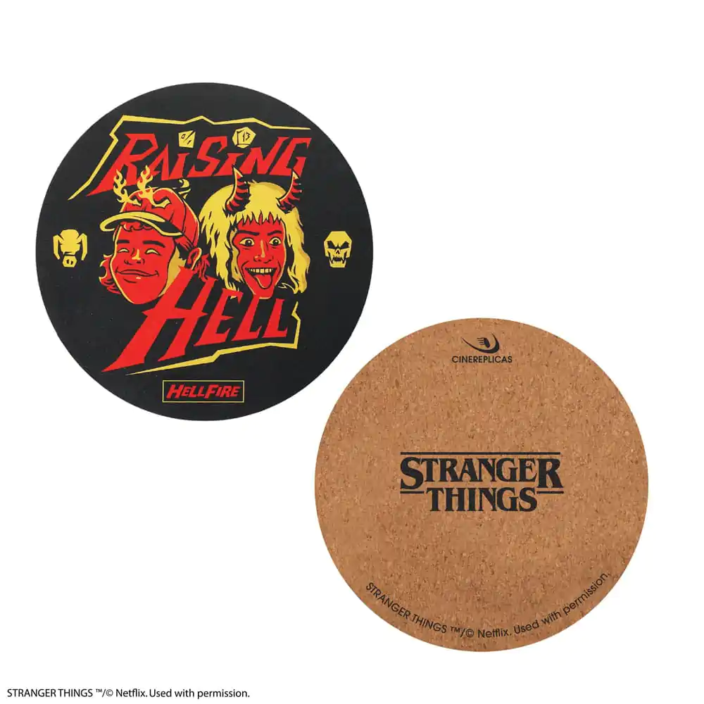 Stranger Things Coaster set de 4 Hellfire Club poza produsului