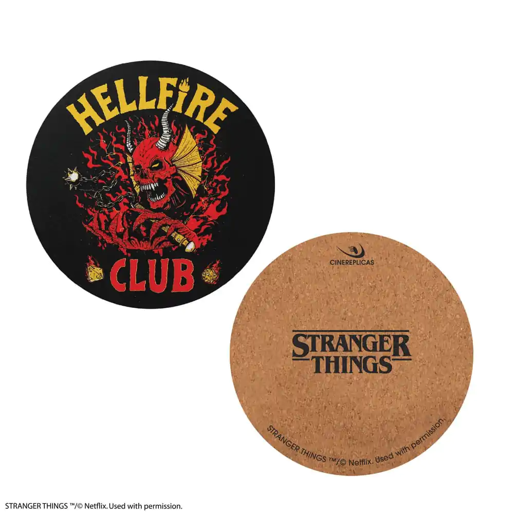 Stranger Things Coaster set de 4 Hellfire Club poza produsului