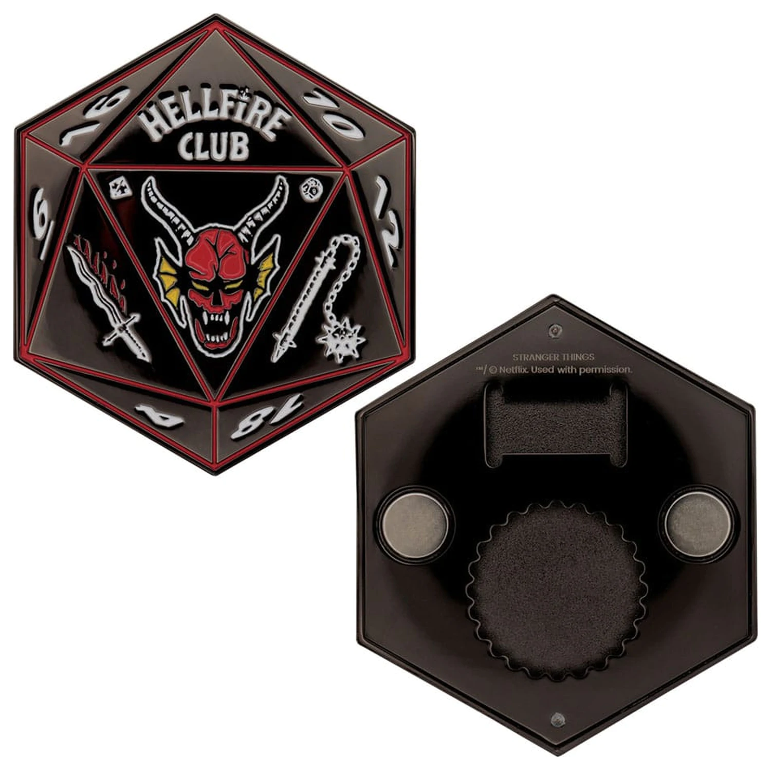 Stranger Things Deschizator de sticle Hellfire Club poza produsului