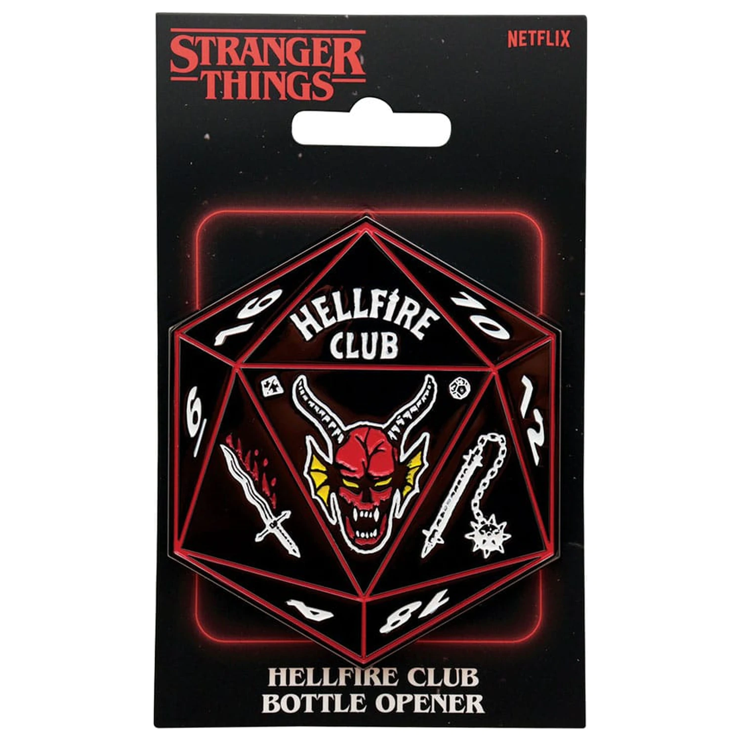 Stranger Things Deschizator de sticle Hellfire Club poza produsului