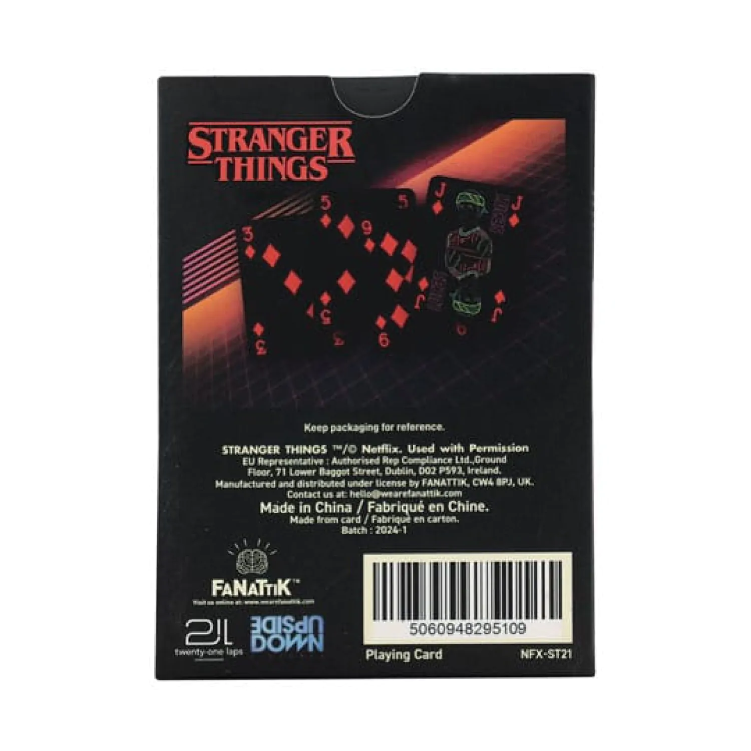 Stranger Things Cărți de joc poza produsului
